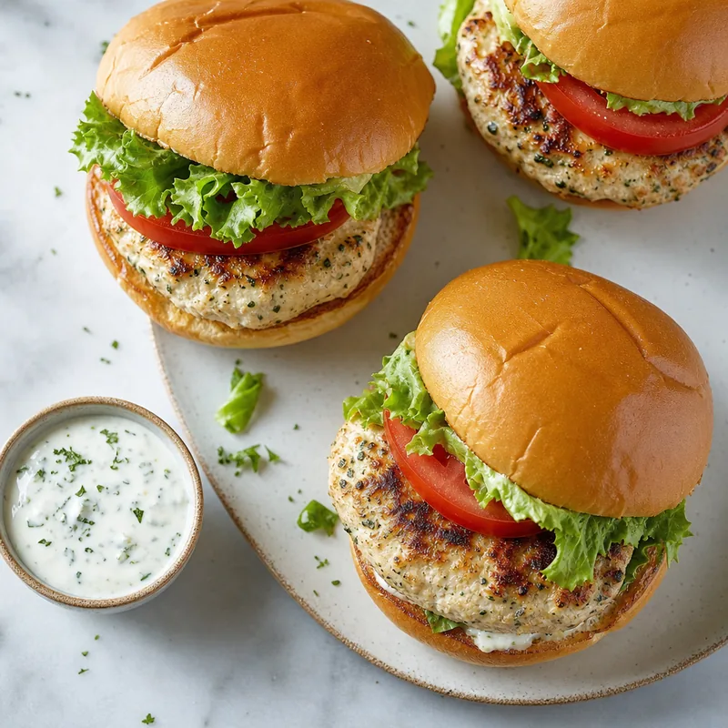 Ranch Chicken Burgers