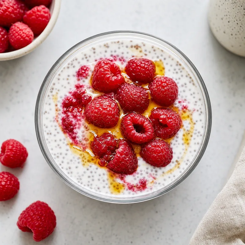 Raspberry Chia Pudding