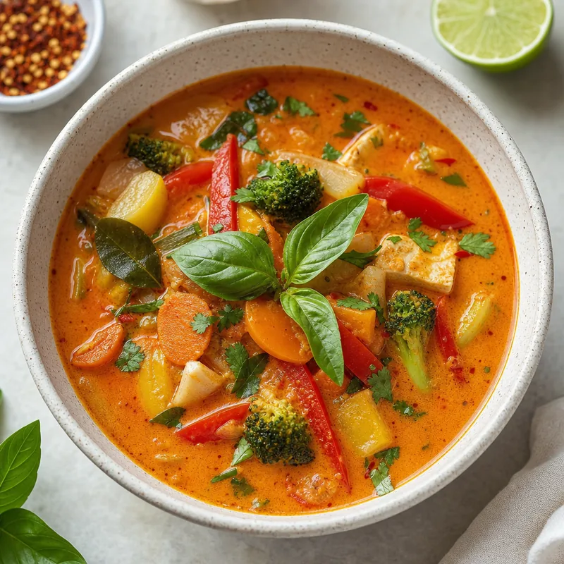 Red Curry Vegetable Soup