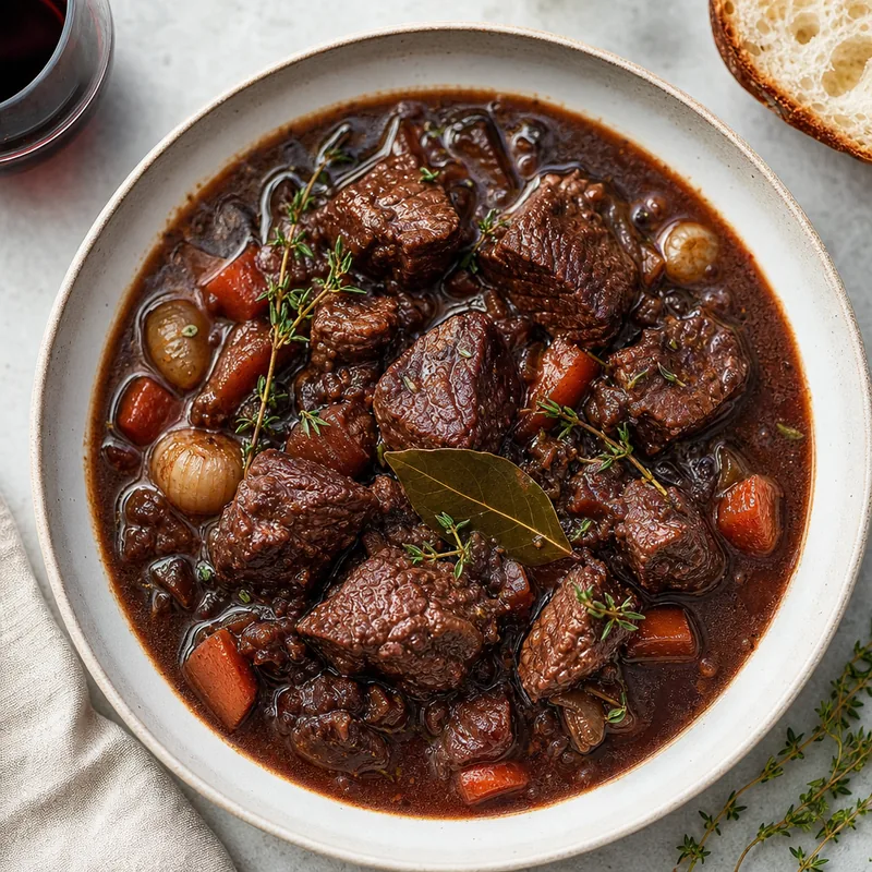 Red Wine Braised Beef