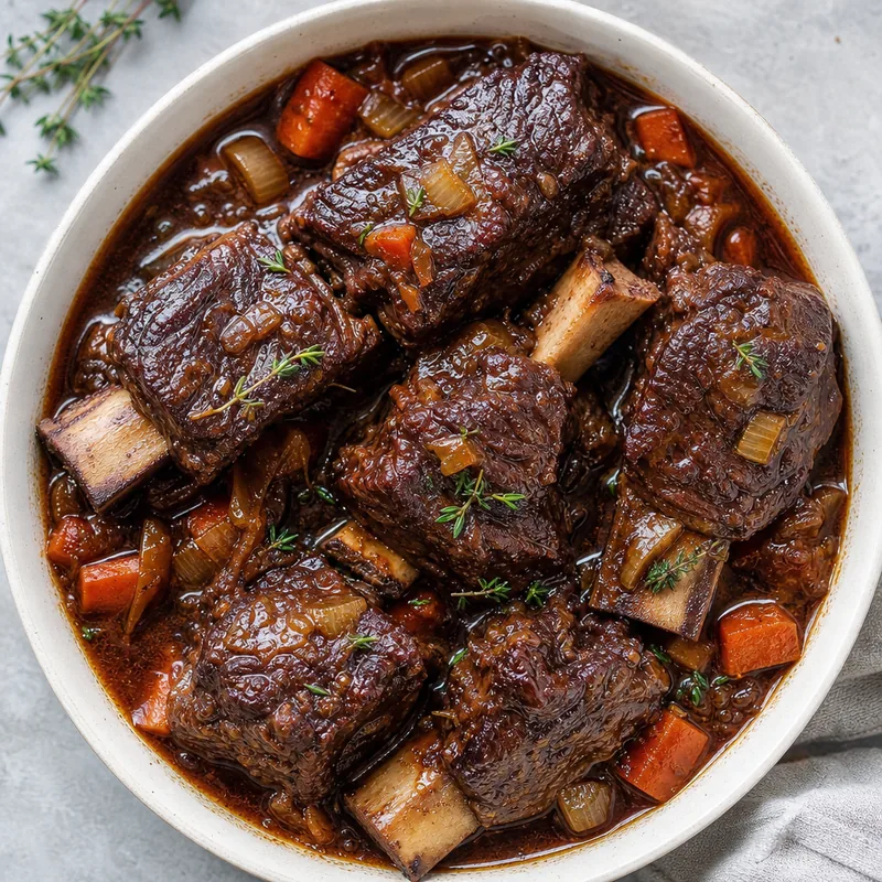 Red Wine Braised Short Ribs