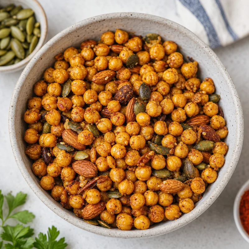 Roasted Chickpea Snack Mix