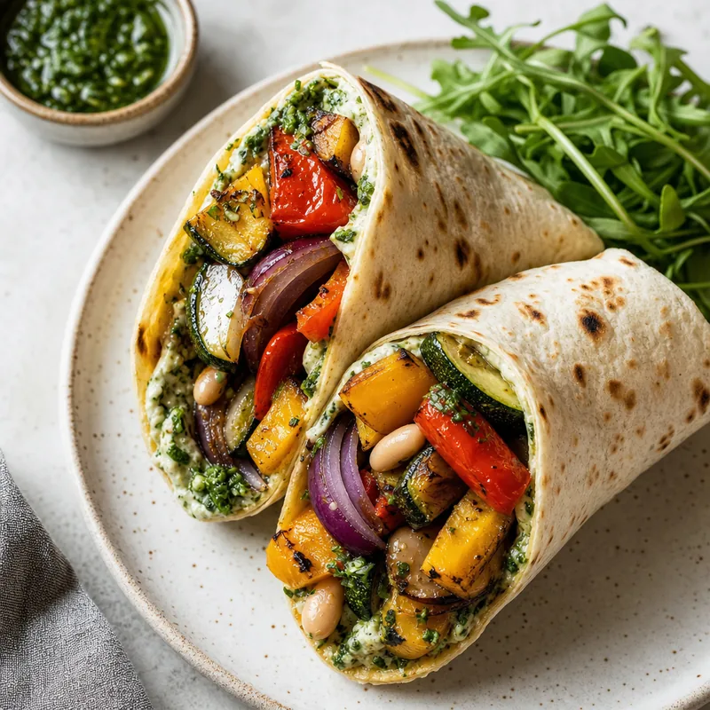 Roasted Vegetable Wrap