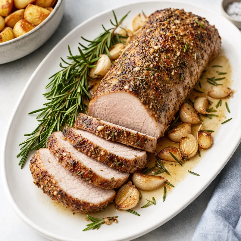 Rosemary Roasted Pork Tenderloin