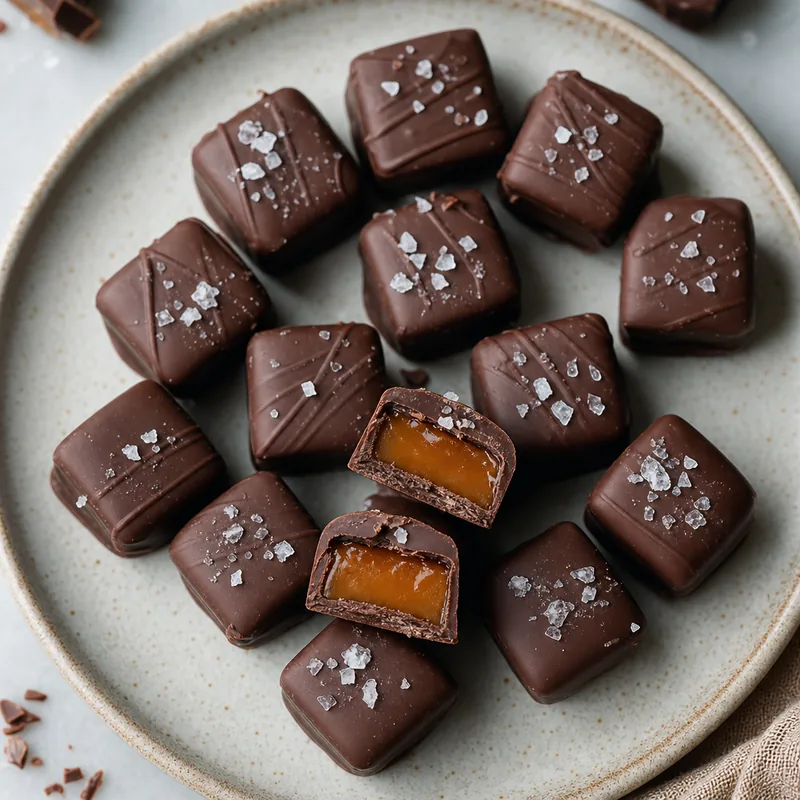 Salted Caramel Chocolate Bites