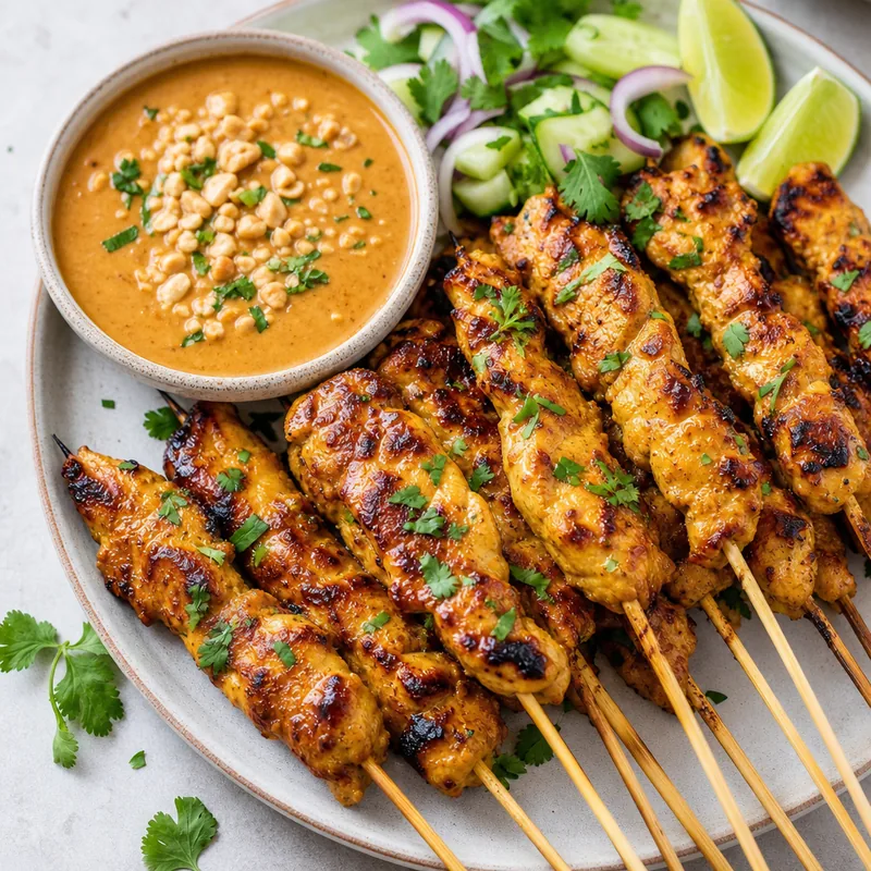 Satay Chicken Skewers