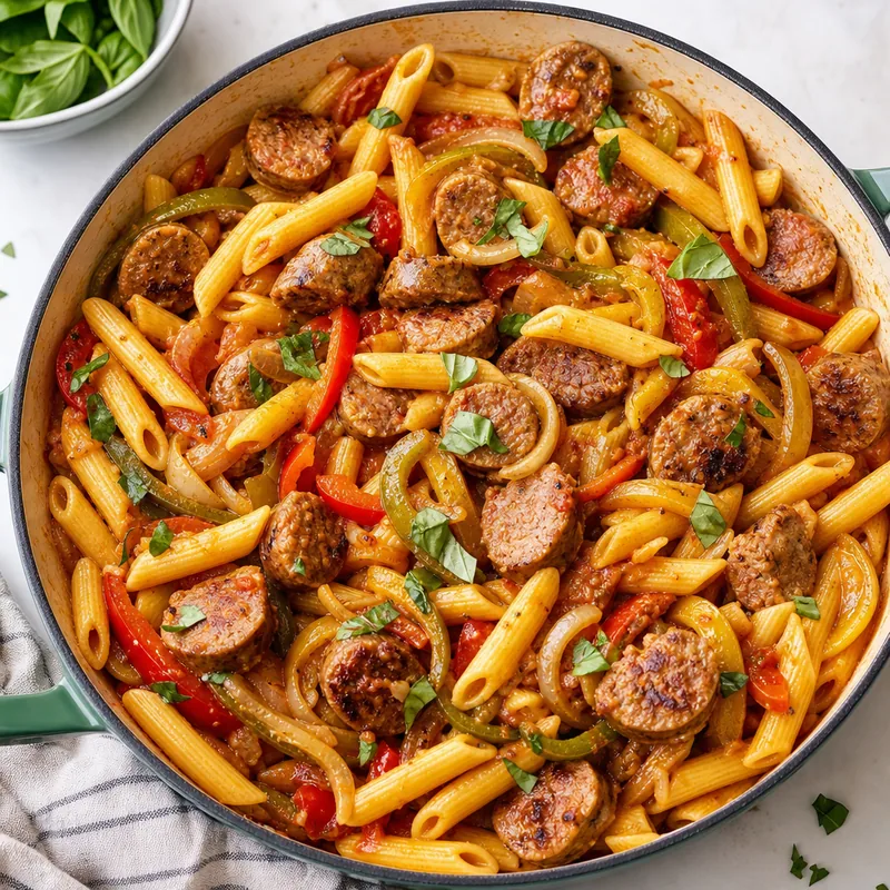 Sausage and Pasta Skillet