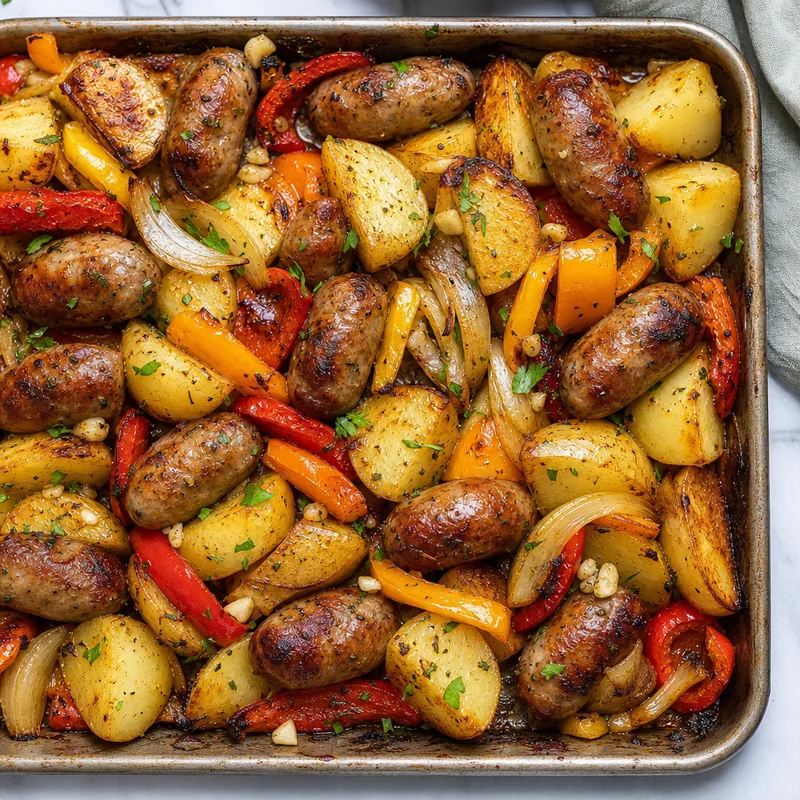Sausage and Potato Bake