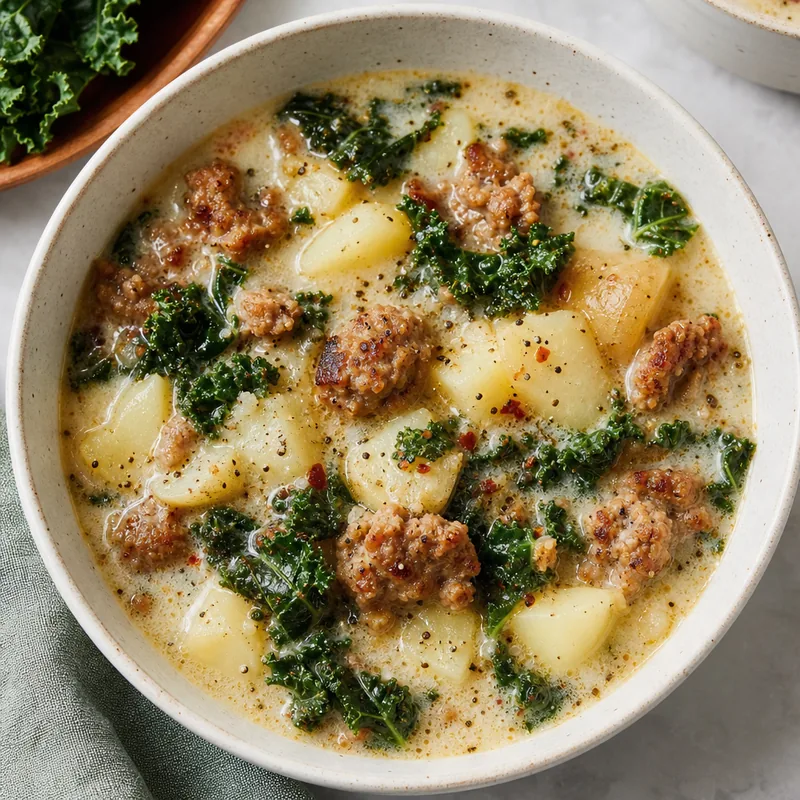 Sausage Potato Kale Soup