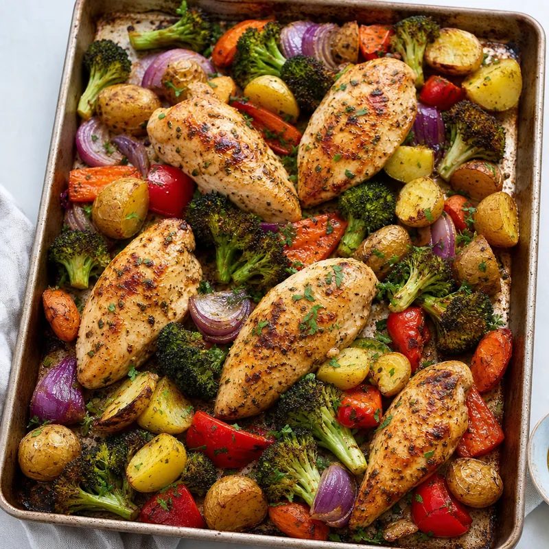 Sheet Pan Chicken and Vegetables
