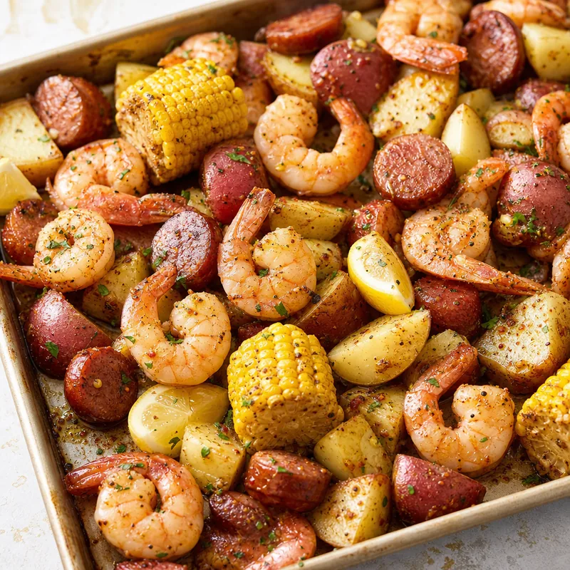 Sheet Pan Shrimp Boil