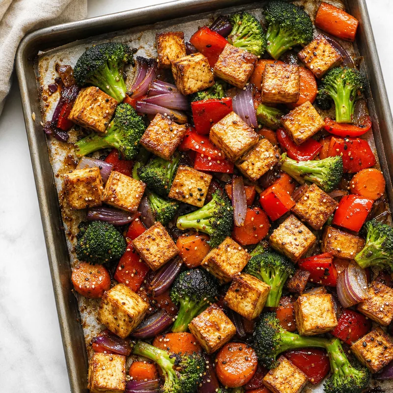 Sheet Pan Tofu and Vegetables