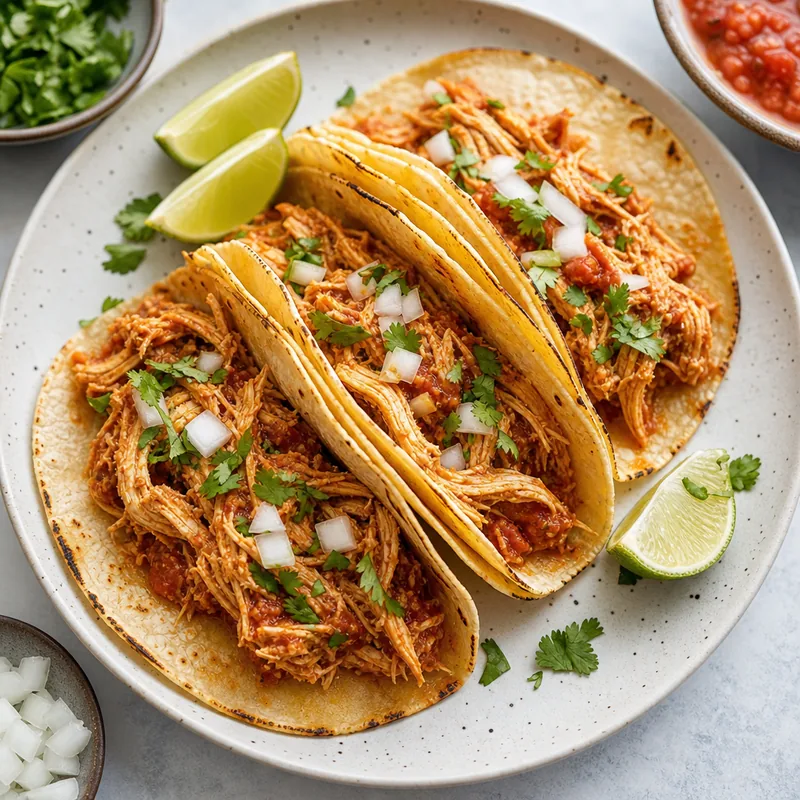 Shredded Chicken Tacos