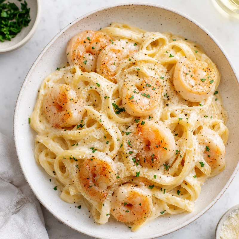 Shrimp Alfredo