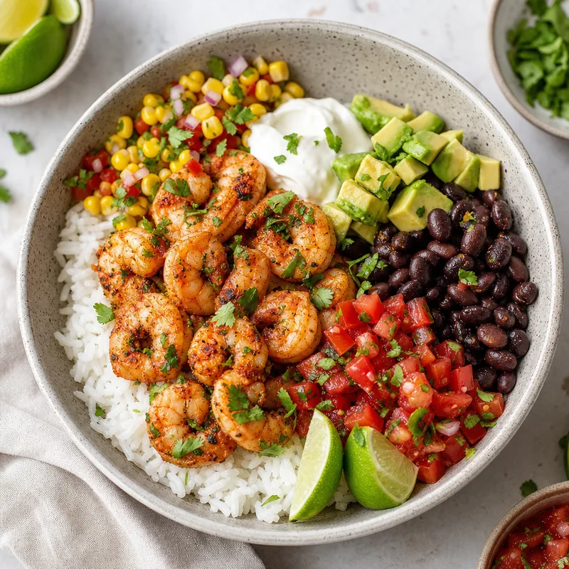 Shrimp Burrito Bowls