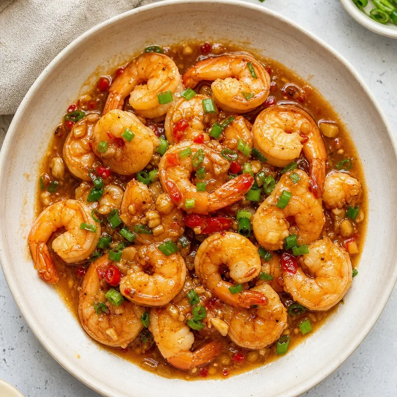 Shrimp in Garlic Sauce