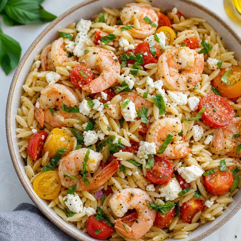 Shrimp Orzo Salad