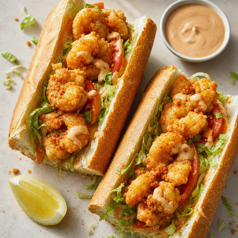 Shrimp Po Boy Sandwiches