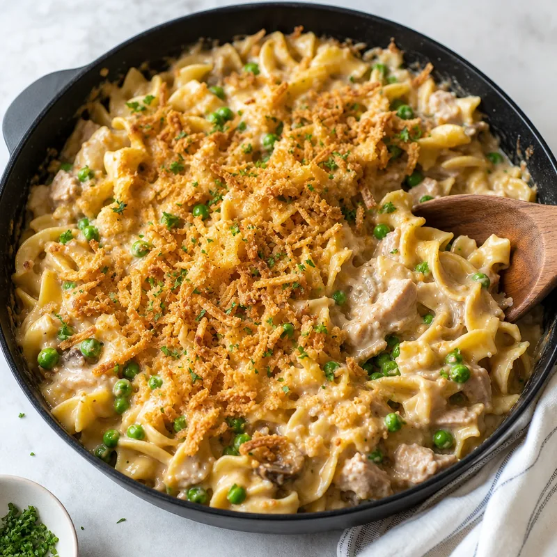 Skillet Tuna Noodle Casserole