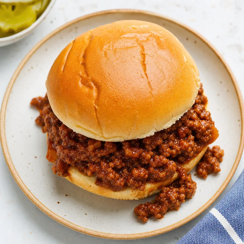 Sloppy Joe Sandwich
