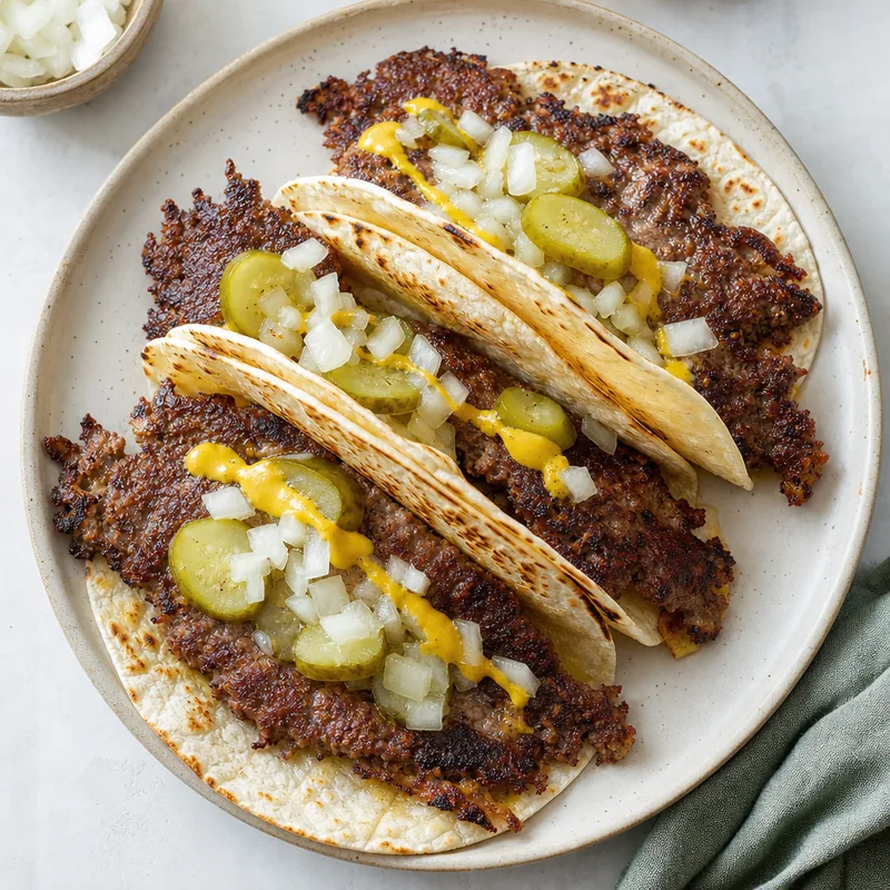 Smashed Patty Tacos