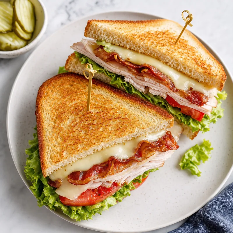 Smoked Turkey and Swiss Club
