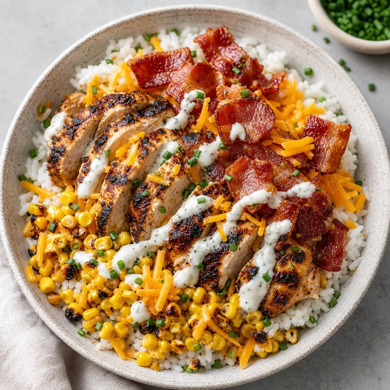 Smoky Bacon Chicken Bowl