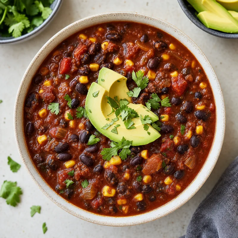 Smoky Black Bean Chili