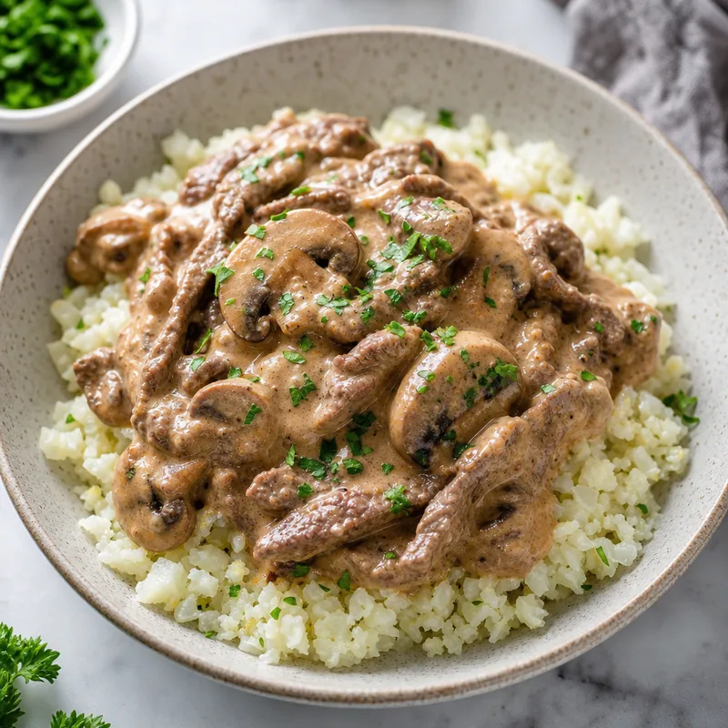 Sour Cream Beef Stroganoff