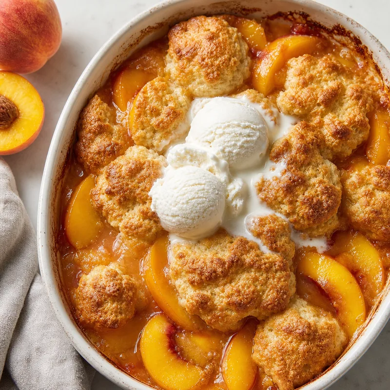 Southern Peach Cobbler