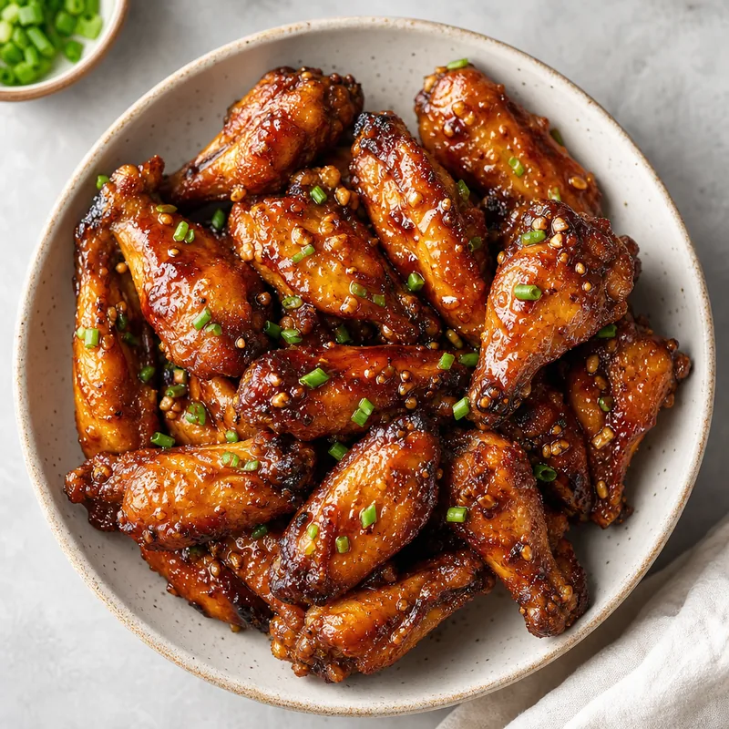 Soy Garlic Chicken Wings