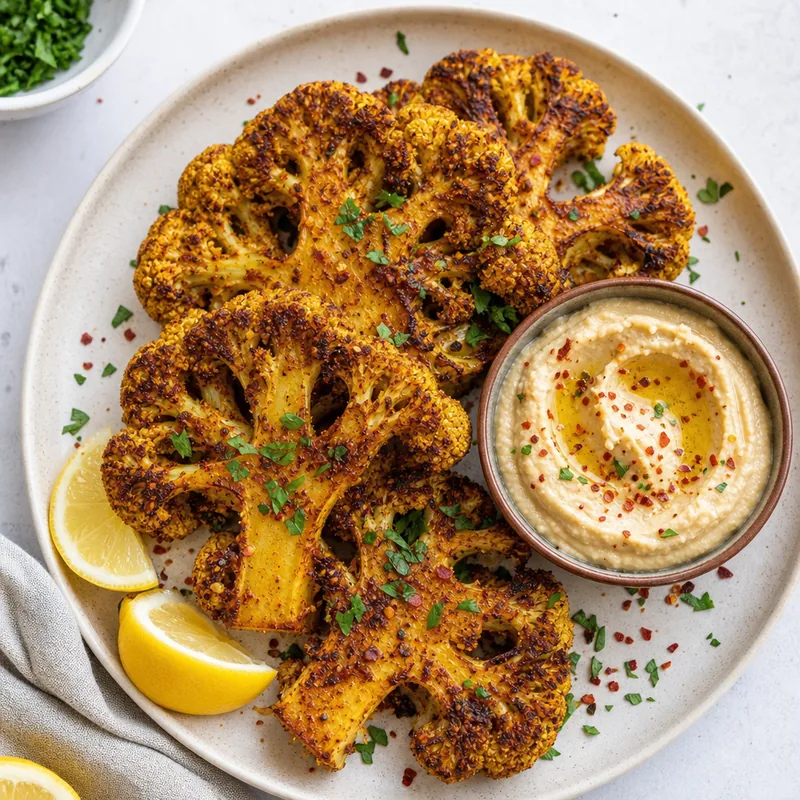 Spiced Cauliflower Steaks