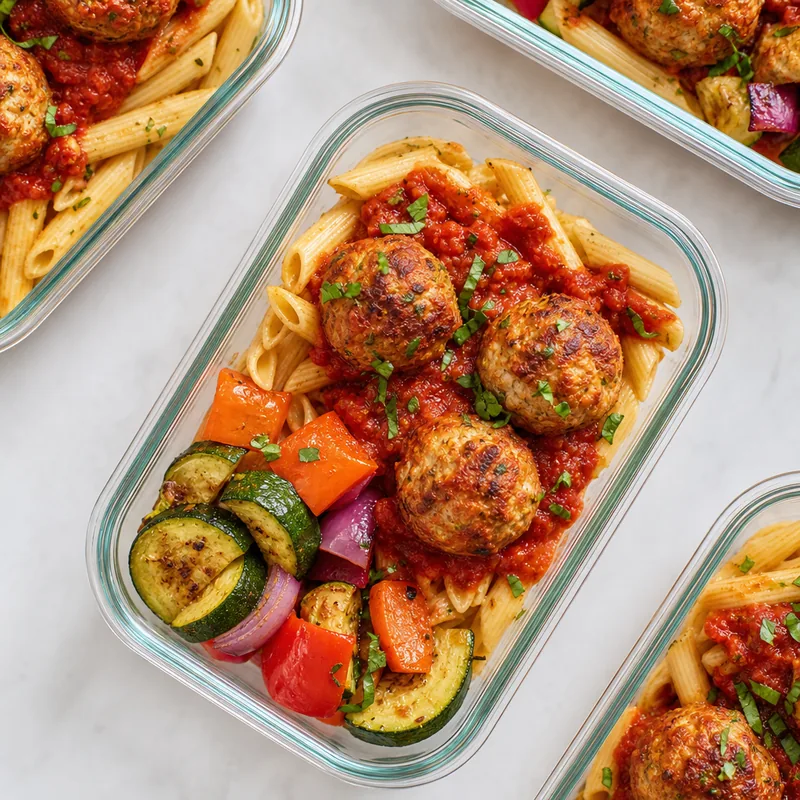 Spiced Turkey Meatball Dinner Box