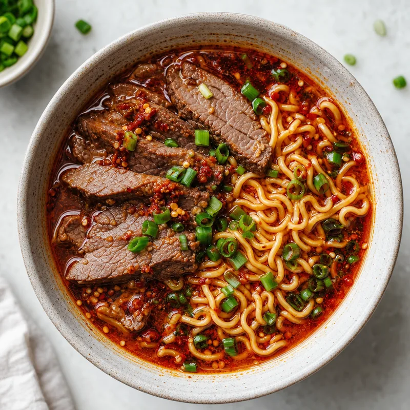 Spicy Beef Noodle Bowl