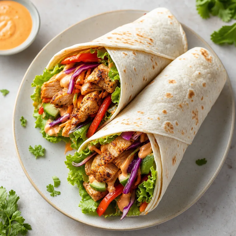 Spicy Chicken Wrap