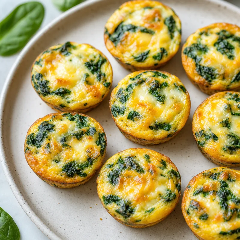 Spinach and Cheese Egg Muffins
