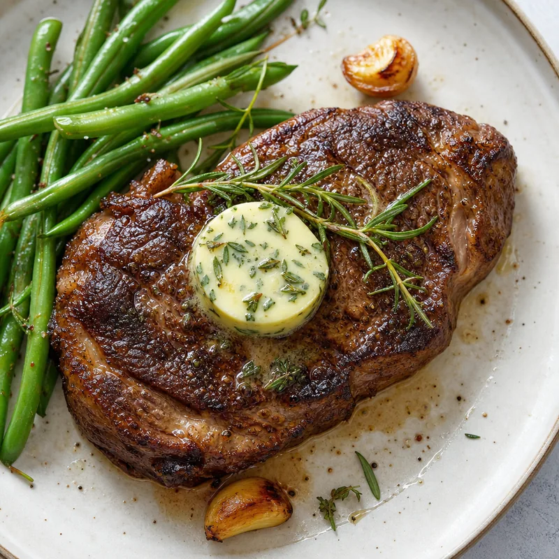 Steak with Herb Butter