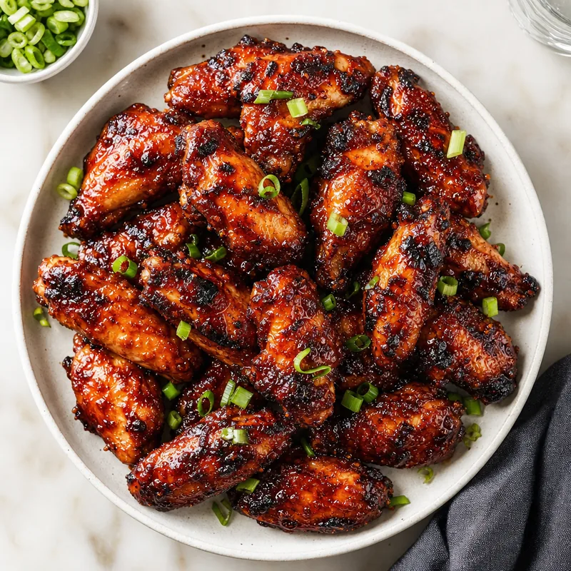Sticky BBQ Chicken Wings