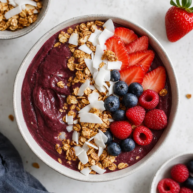 Strawberry Açai Bowls