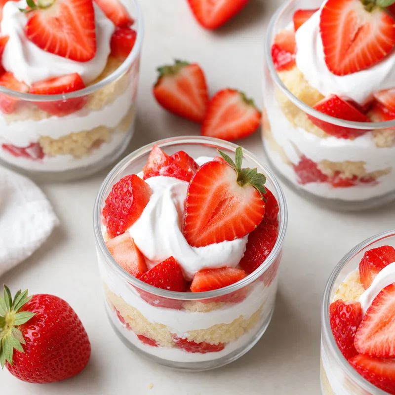 Strawberry Shortcake Cups