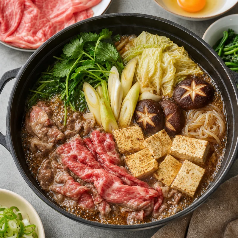 Sukiyaki Hot Pot with Beef