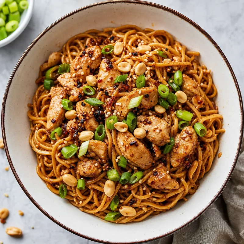 Szechuan Chicken Noodles