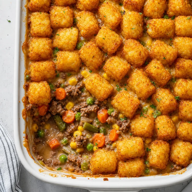 Tater Tot Hotdish