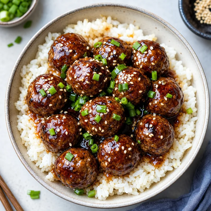 Teriyaki Glazed Meatballs