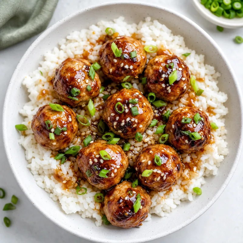 Teriyaki Turkey Meatballs