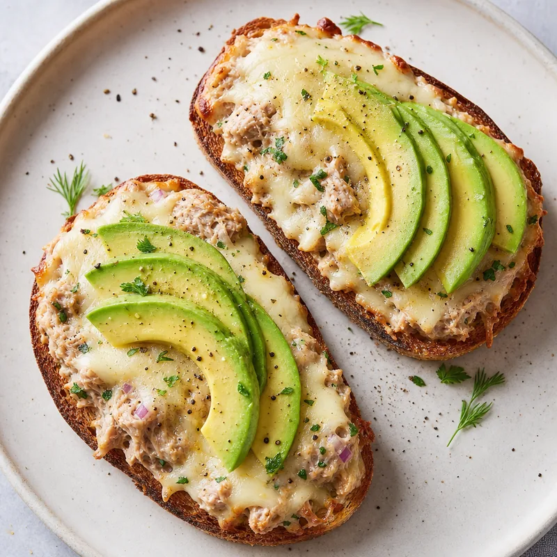 Tuna Melt with Avocado