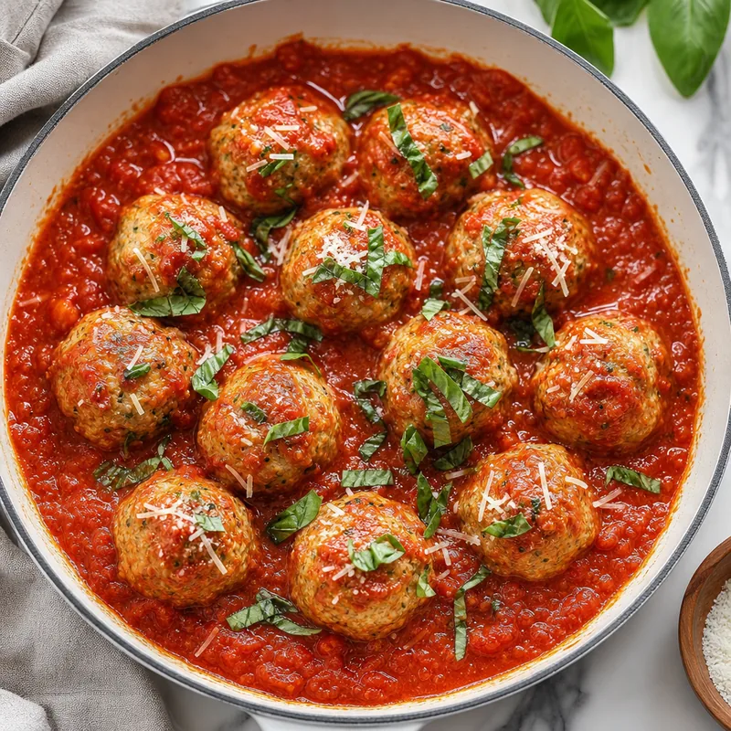 Turkey Meatballs with Marinara