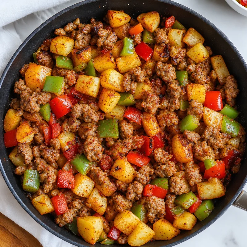 Turkey Sausage Breakfast Hash