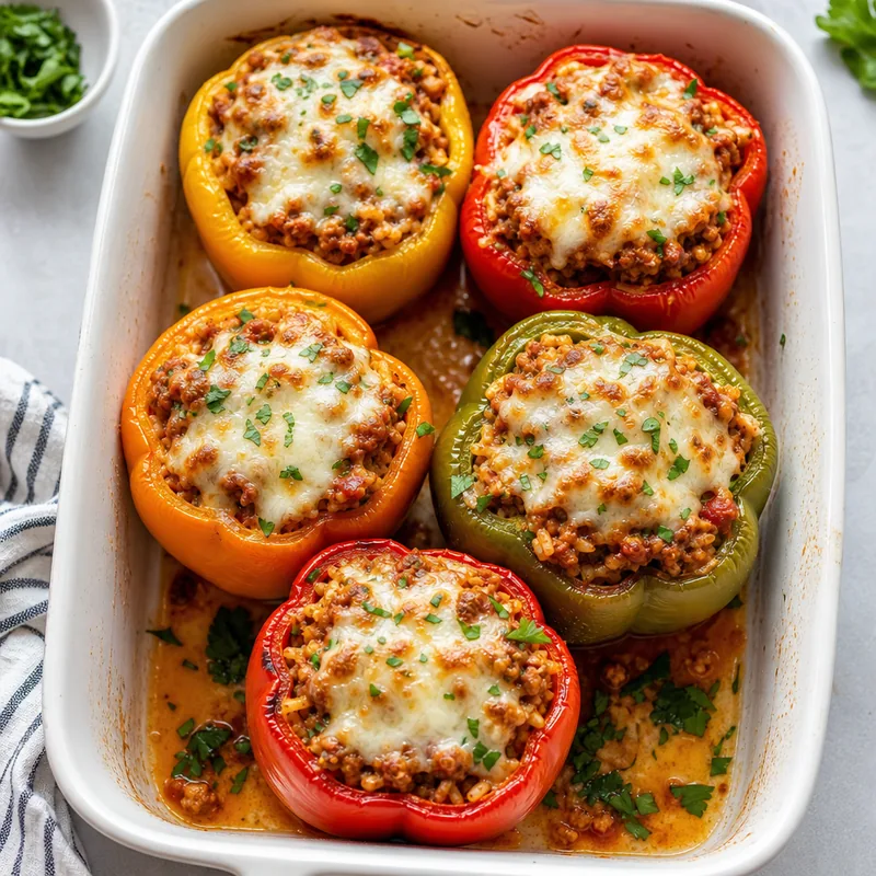 Turkey Stuffed Peppers
