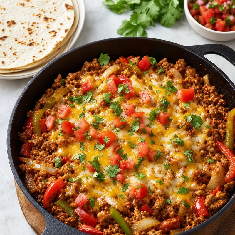 Turkey Taco Skillet